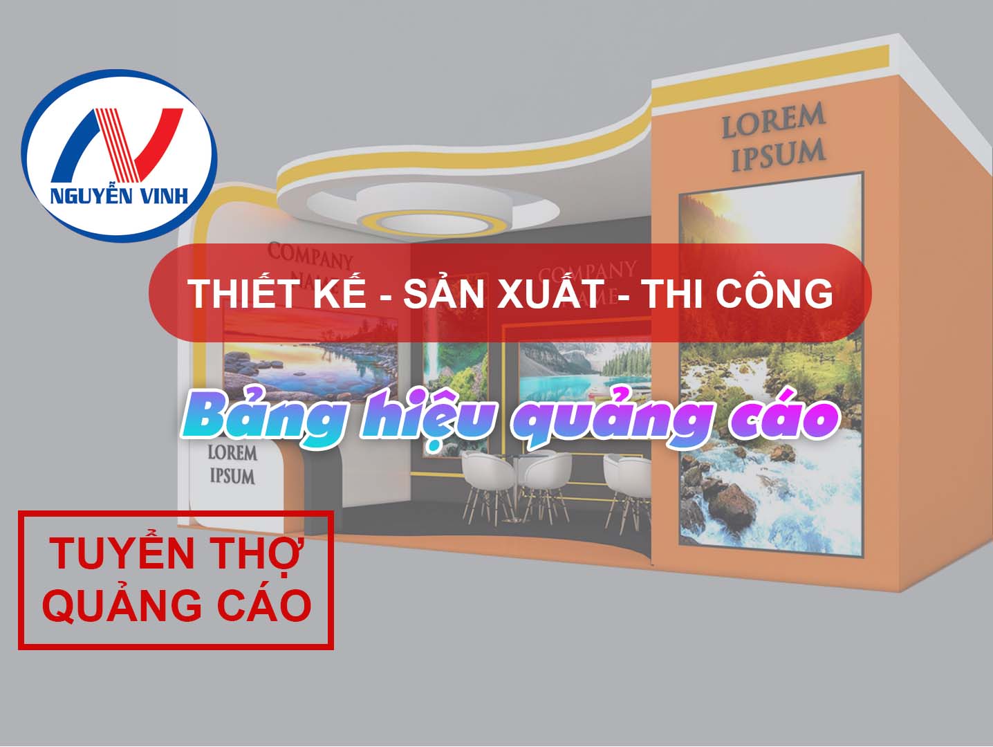 Tuyển thợ quảng cáo làm việc tại Bình Dương